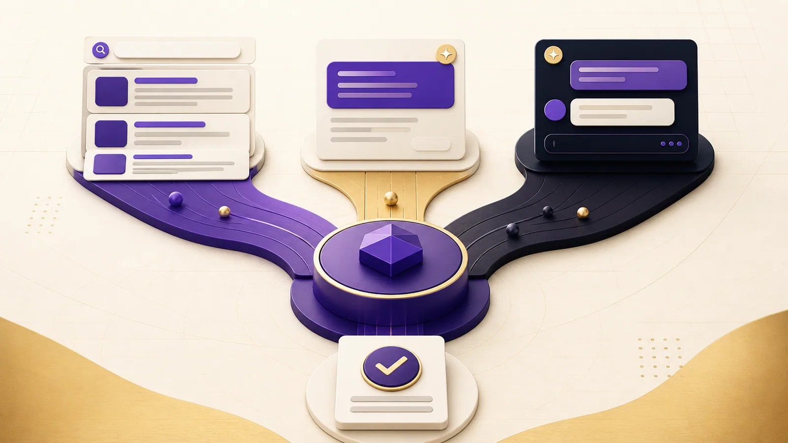 A GroClicks planning view connecting customer research, content and measurable growth